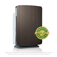 Alen BreatheSmart Classic Large Room Air Purifier with HEPA Filter for Chemicals & Cooking Odor  1100 sqft; Espresso - B018N4D9Q6